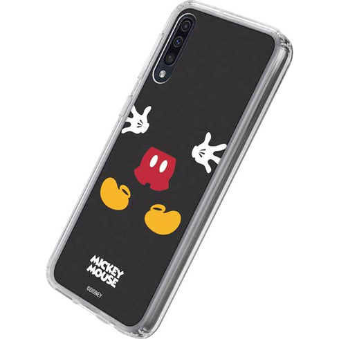 Disney Mickey Mouse Body Galaxy A50 Clear Case